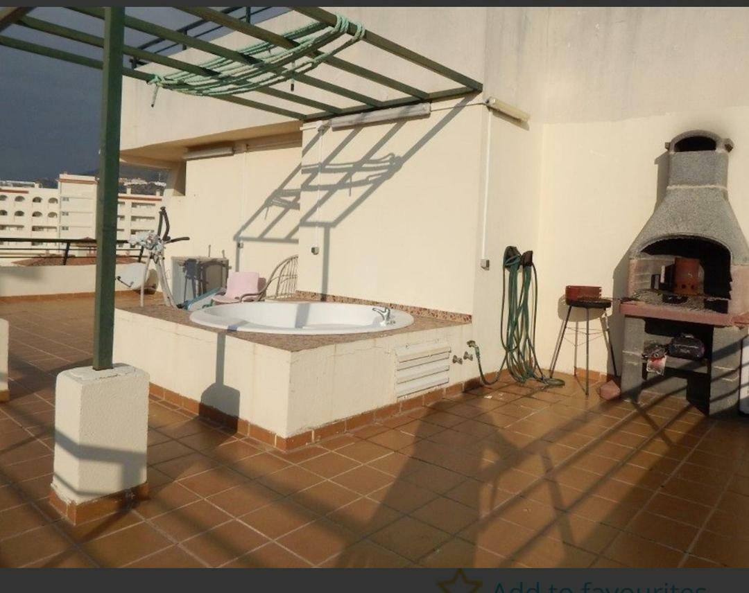 Ático 3 habitaciones Benalmadena Costa con jacuzzi y barbacoa privado Exterior foto
