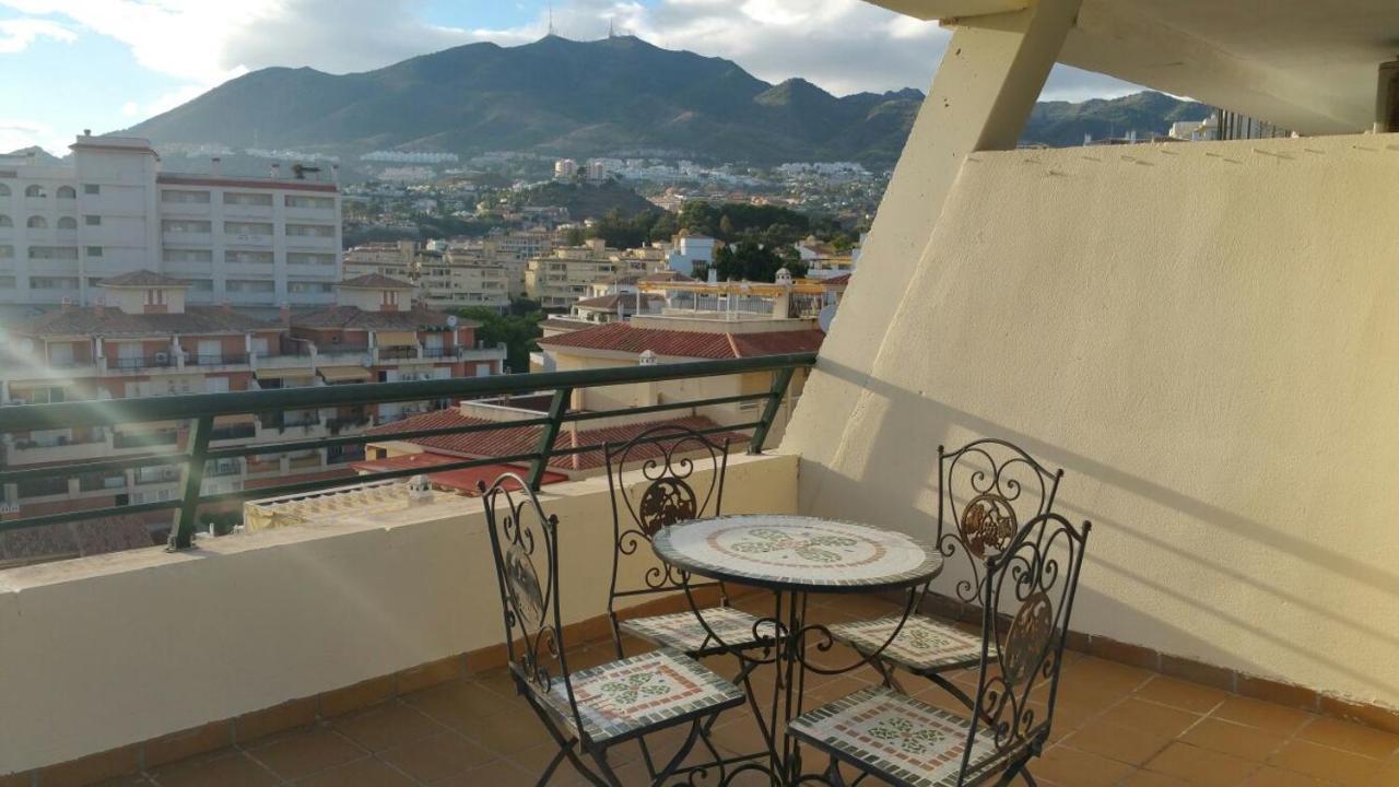 Ático 3 habitaciones Benalmadena Costa con jacuzzi y barbacoa privado Exterior foto